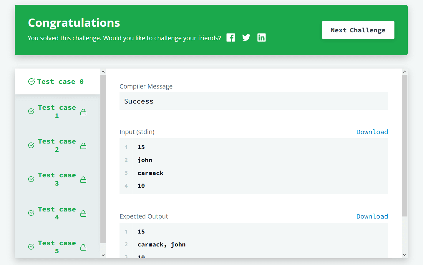 Class in C++ HackerRank Solution