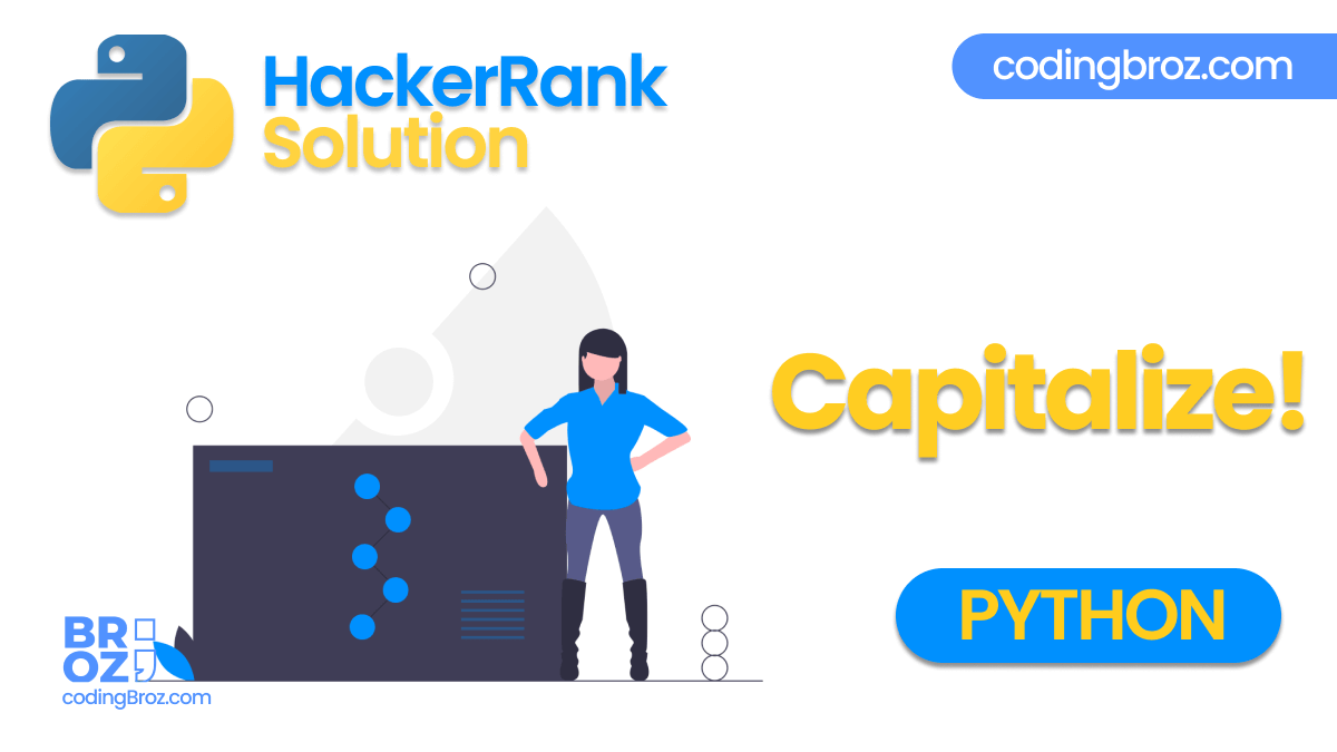 Capitalize! in Python - Hacker Rank Solution