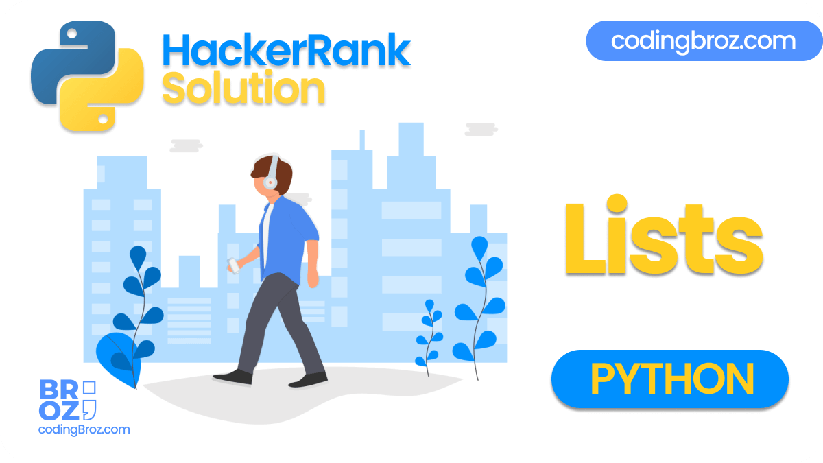 Lists in Python - Hacker Rank Solution