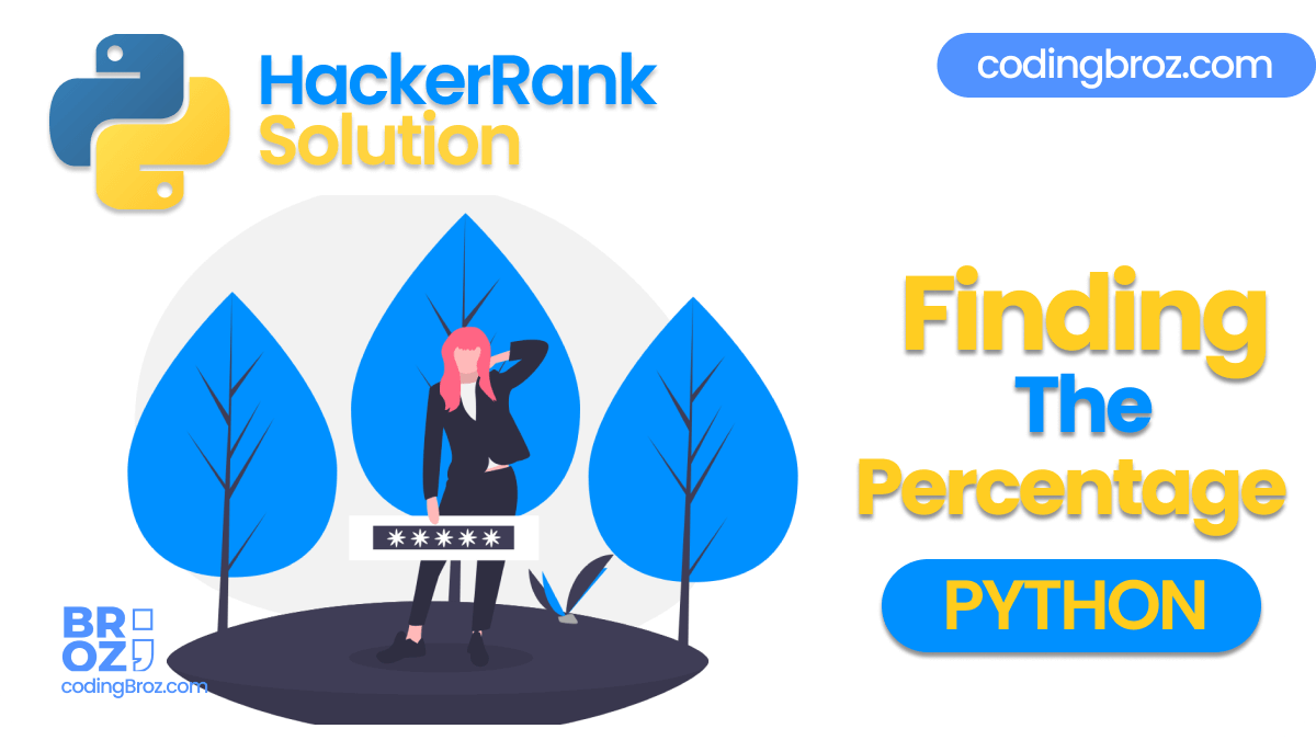 Finding The Percentage in Python - Hacker Rank Solution