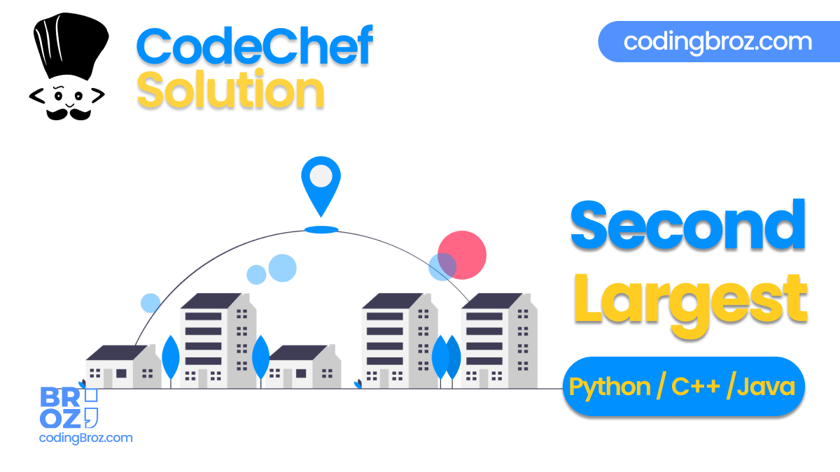 Second Largest - CodeChef Solution