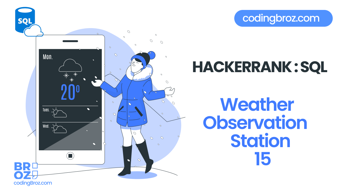 Weather Observation Station 15