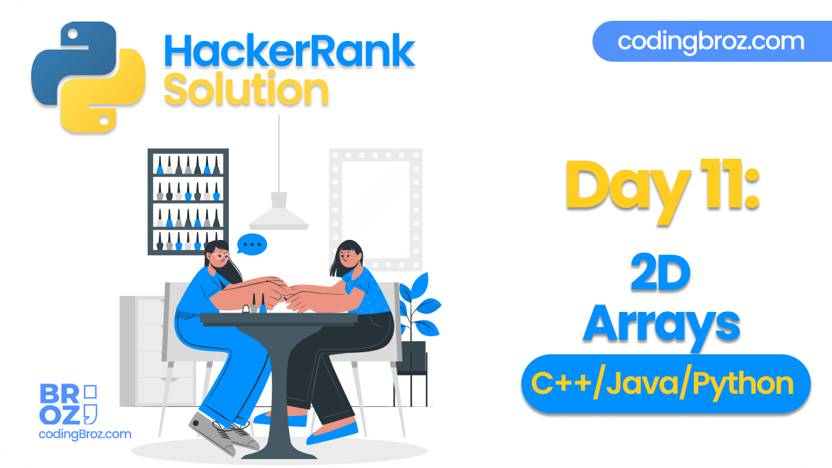 Day 11: 2D Arrays