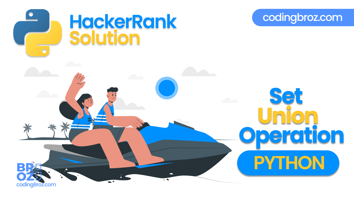 Set.union() Operation in Python