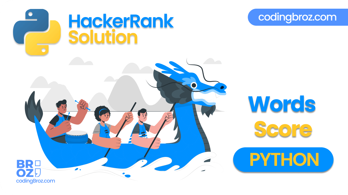 Words Score in Python