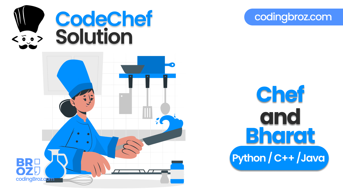 Chef vs Bharat | CodeChef Solution