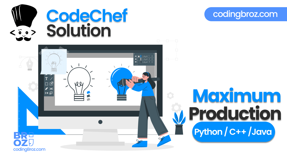 Maximum Production | CodeChef Solution