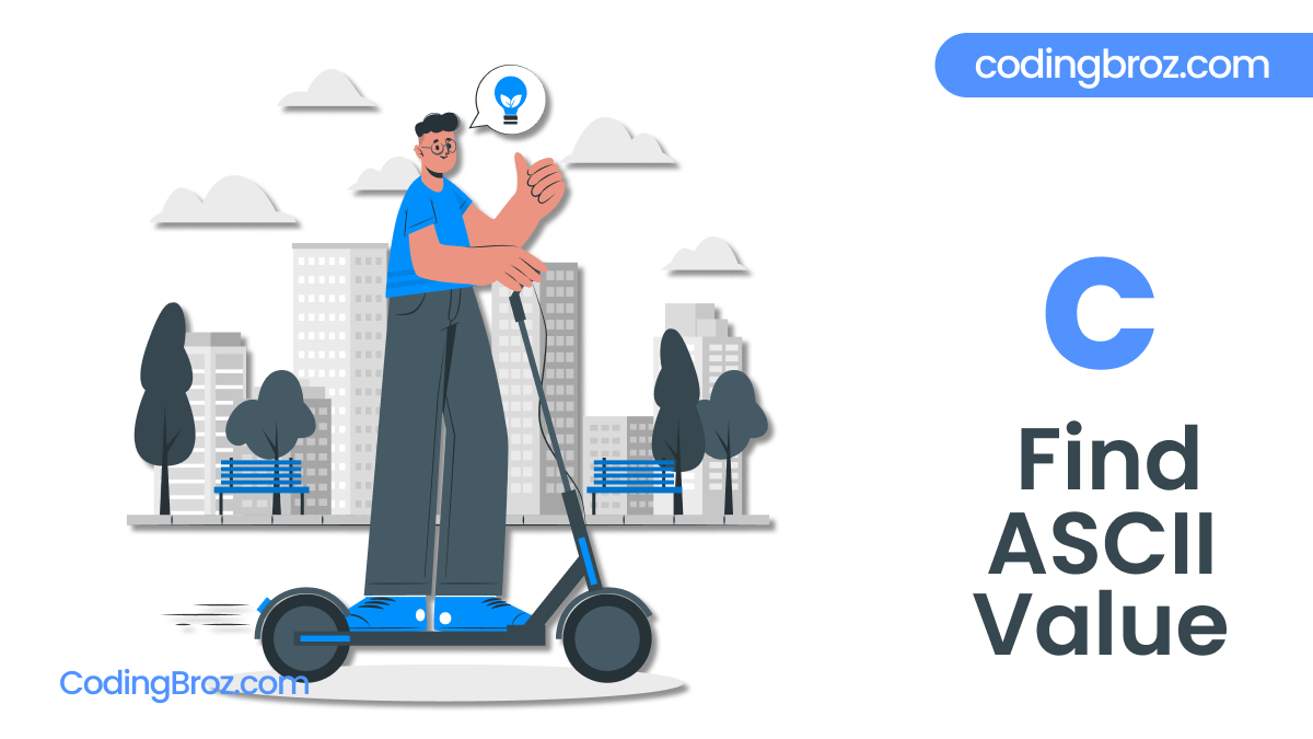 C Program To Find ASCII Value of a Character