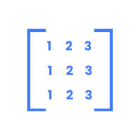 Example of a 3x3 matrix